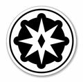 5 inch logo sticker